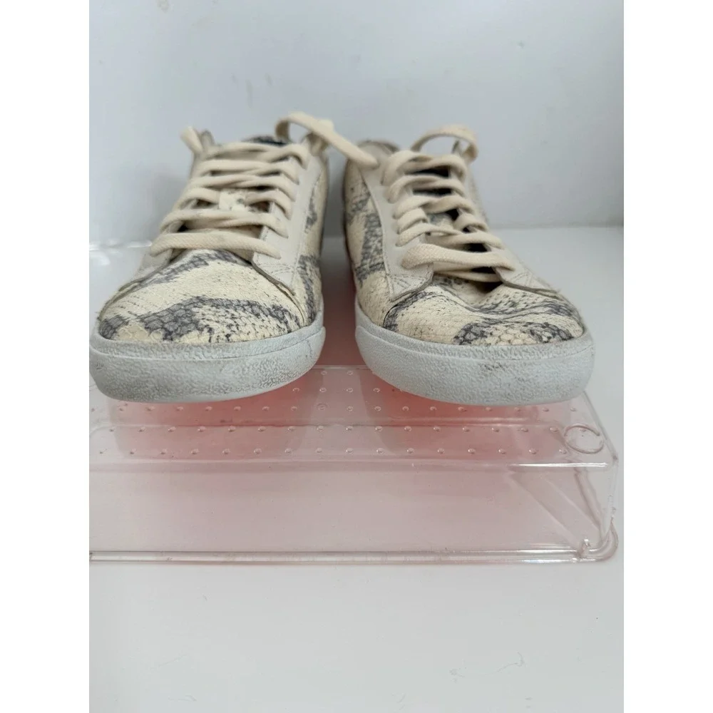 Cole Haan W16226 Women's 8B Snake Print Lace Up‎ Sneakers Casual Comfort